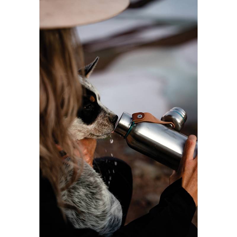 Malá termo fľaša na vodu 500 ml Black+Blum, modrá tyrkysová Malá termo fľaša na vodu 500 ml Black+Blum, modrá tyrkysová