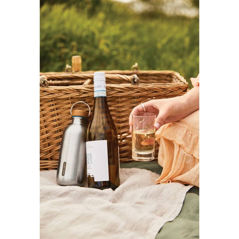 Oceľová fľaša na vodu 600 ml Black+Blum, modrá tyrkysová Oceľová fľaša na vodu 600 ml Black+Blum, modrá tyrkysová