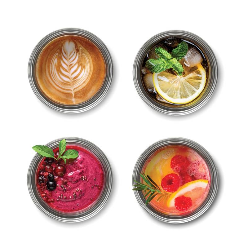 Cestovní nerezový termo hrnek 600ml Black+Blum, modrá tyrkysová Cestovní nerezový termo hrnek 600ml Black+Blum, modrá tyrkysová