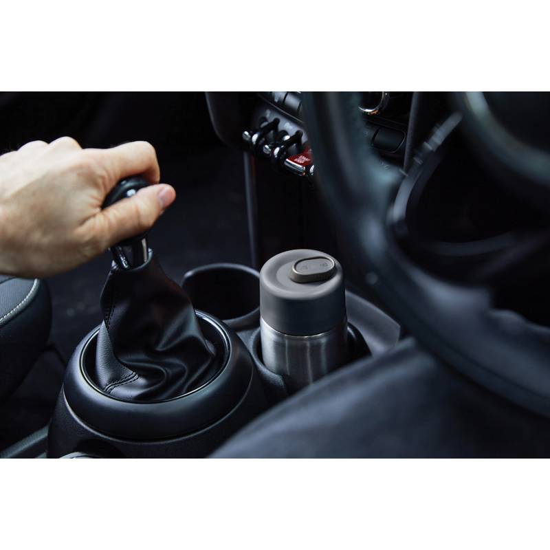 Cestovní nerezový termo hrnek 340ml Black+Blum, šedá Cestovní nerezový termo hrnek 340ml Black+Blum, šedá