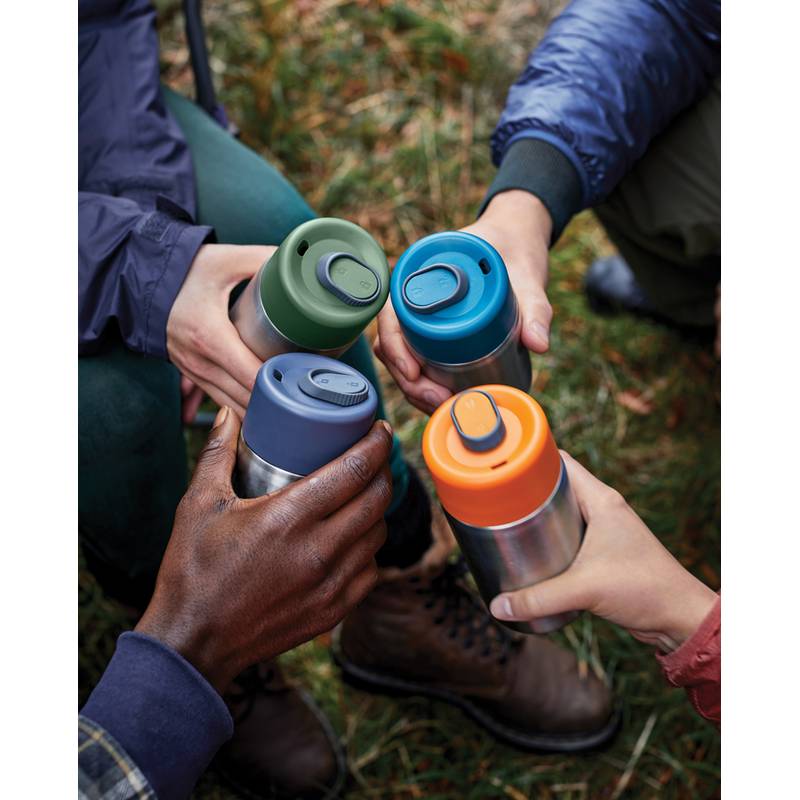 Cestovní nerezový termo hrnek 340ml Black+Blum, šedá Cestovní nerezový termo hrnek 340ml Black+Blum, šedá