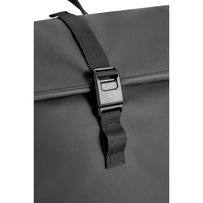 Voděodolný batoh Urban s klopou, šedá - černá Voděodolný batoh Urban s klopou, šedá - černá