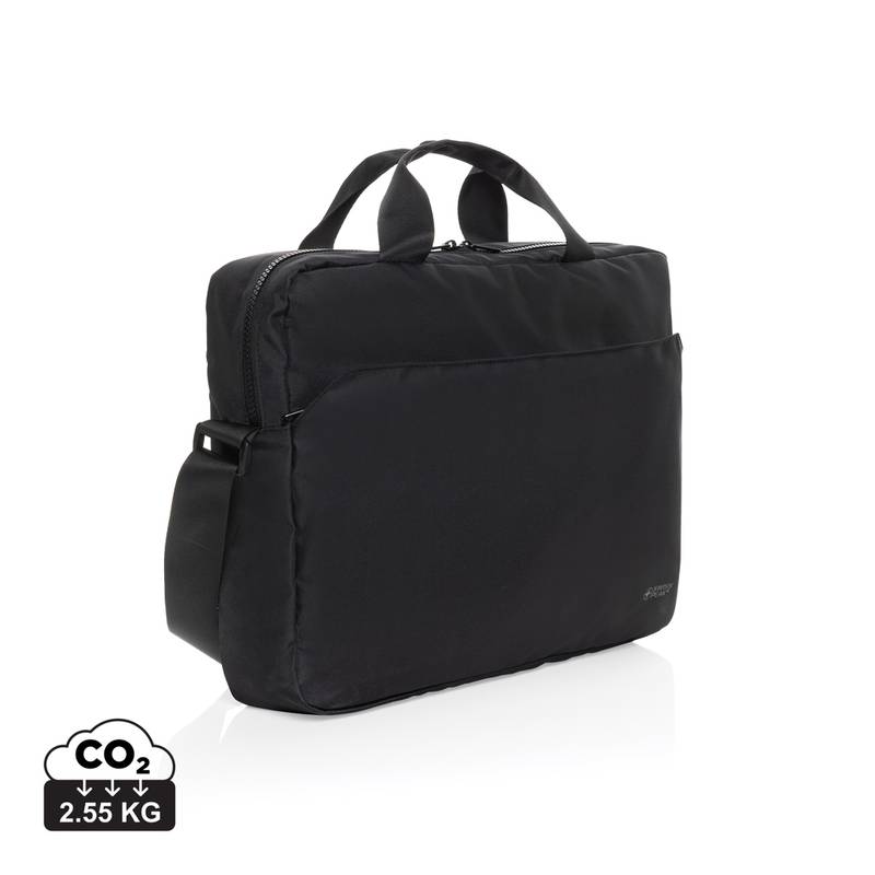 Taška na 15,6" notebook Swiss Peak Essential z RPET AWARE™, čierna Taška na 15,6" notebook Swiss Peak Essential z RPET AWARE™, čierna