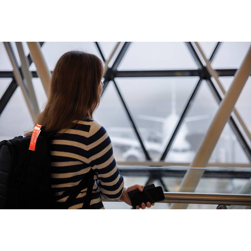 Cestovní taška Ace Free On Board z RPET AWARE™, černá Cestovní taška Ace Free On Board z RPET AWARE™, černá