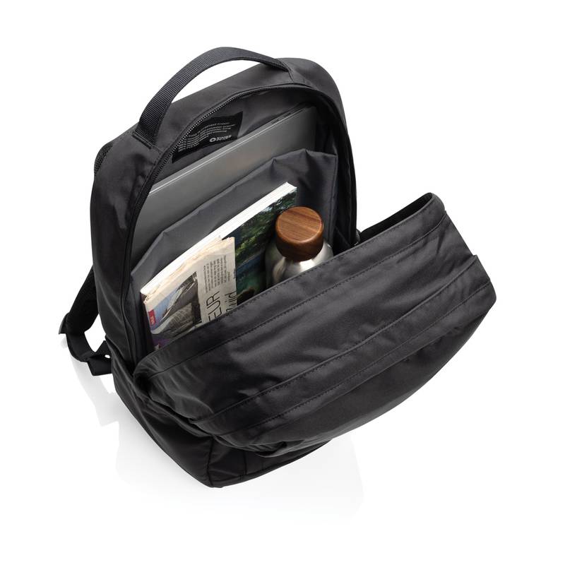 Batoh na 15,6" notebook Swiss Peak Edin z RPET AWARE™, čierna Batoh na 15,6" notebook Swiss Peak Edin z RPET AWARE™, čierna