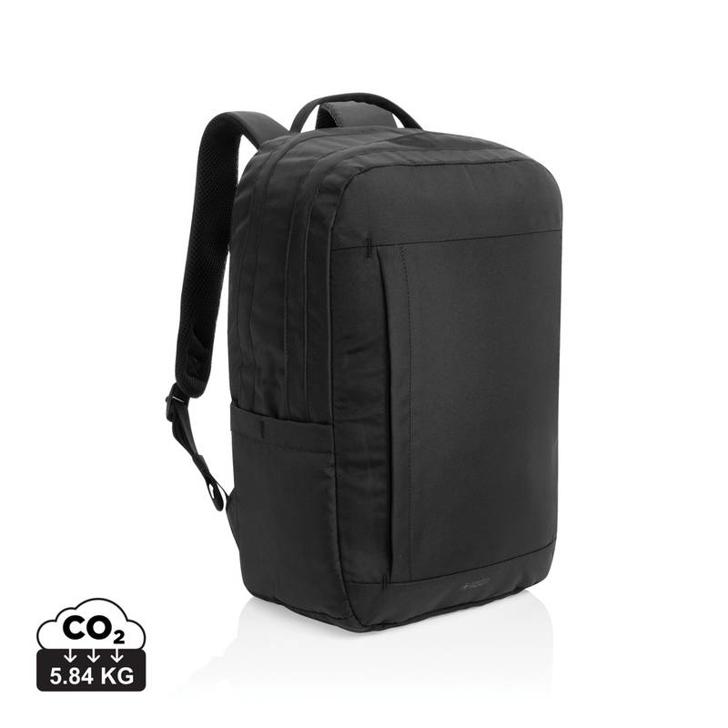Batoh na 15,6" notebook Swiss Peak Edin z RPET AWARE™, čierna Batoh na 15,6" notebook Swiss Peak Edin z RPET AWARE™, čierna