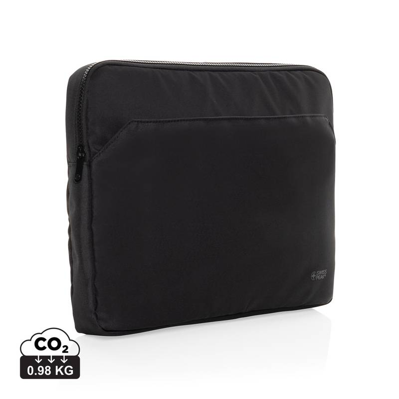 Obal na 15,6" notebook Swiss Peak Essential z RPET AWARE™, černá Obal na 15,6" notebook Swiss Peak Essential z RPET AWARE™, černá