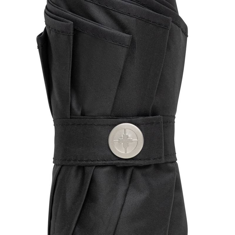 21" auto open/close Swiss Peak Vito dáždnik z RPET Aware™, čierna 21" auto open/close Swiss Peak Vito dáždnik z RPET Aware™, čierna