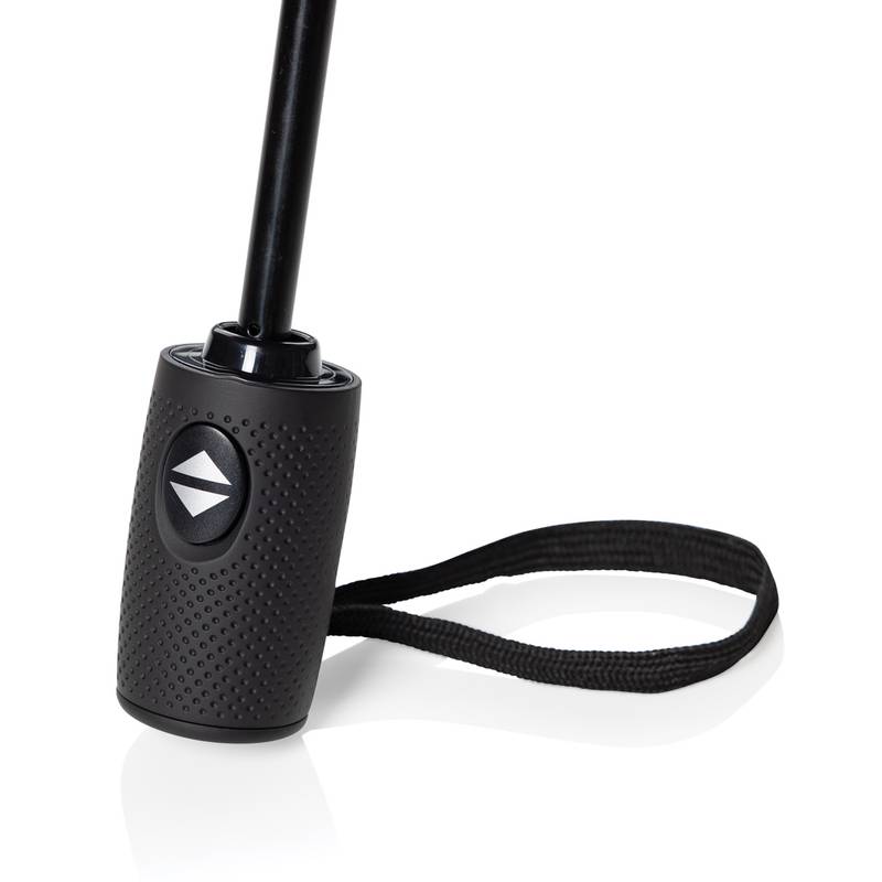 21" auto open/close Swiss Peak Vito dáždnik z RPET Aware™, čierna 21" auto open/close Swiss Peak Vito dáždnik z RPET Aware™, čierna