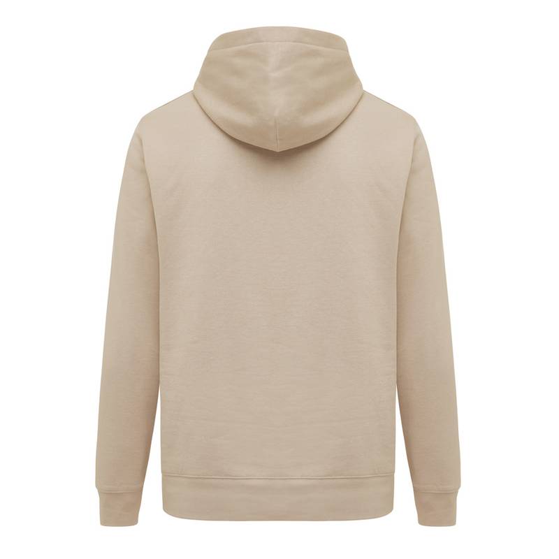 Mikina s kapucí a bočními kapsami Iqoniq Yengo z rec. bavlny, hnědá desert, L Mikina s kapucí a bočními kapsami Iqoniq Yengo z rec. bavlny, hnědá desert, L