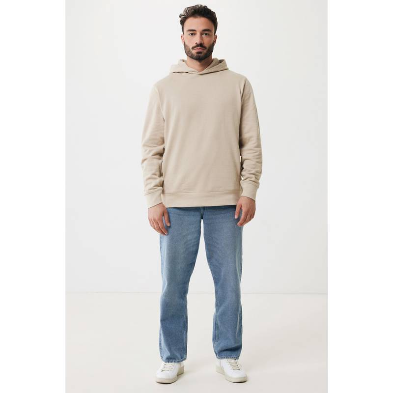 Mikina s kapucí a bočními kapsami Iqoniq Yengo z rec. bavlny, hnědá desert, L Mikina s kapucí a bočními kapsami Iqoniq Yengo z rec. bavlny, hnědá desert, L