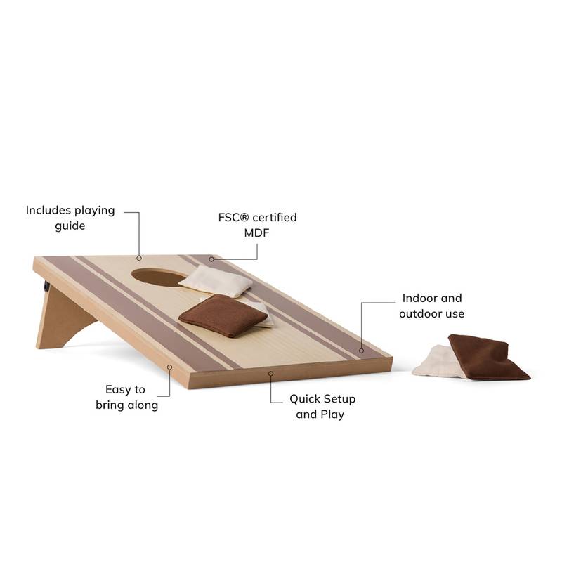 Hra VINGA Cornhole, hnědá Hra VINGA Cornhole, hnědá