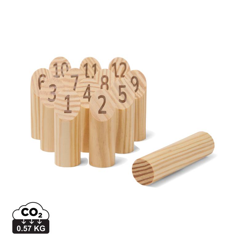 VINGA Muge number mini game, hnedá VINGA Muge number mini game, hnedá