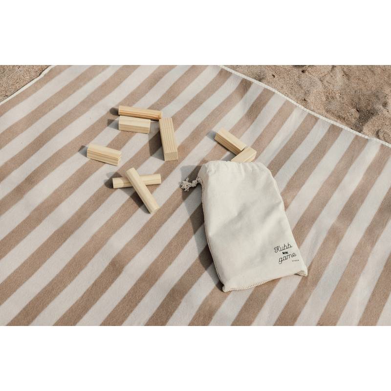 Mini hra VINGA Kubb, hnedá Mini hra VINGA Kubb, hnedá