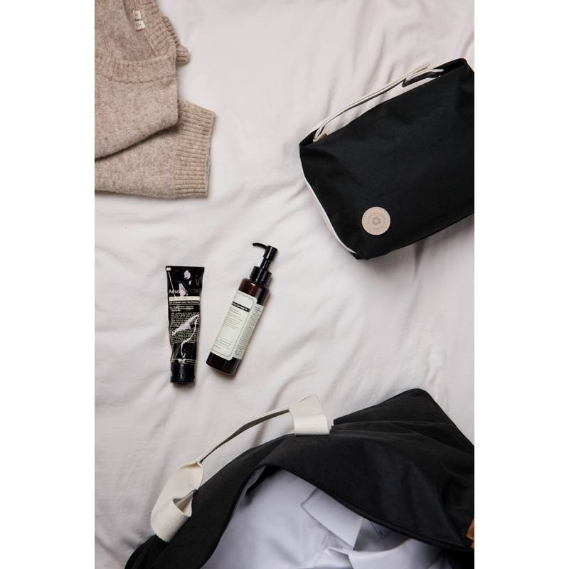 Toaletná taška VINGA Sortino RCS, čierna Toaletná taška VINGA Sortino RCS, čierna