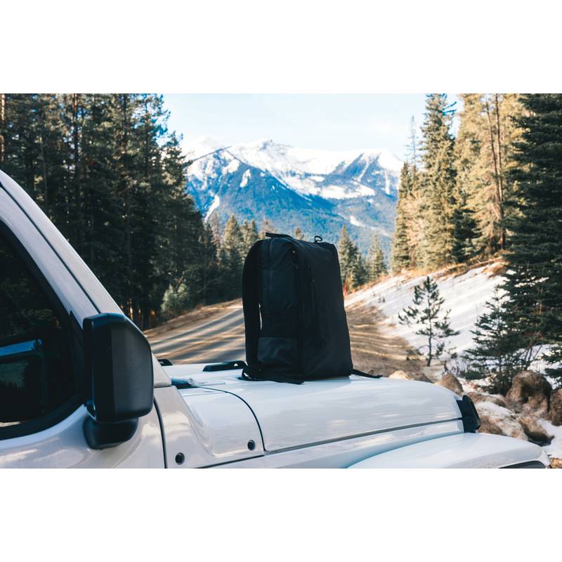 Vodeodolný batoh na 15,6" notebook Lima z RPET AWARE™, čierna Vodeodolný batoh na 15,6" notebook Lima z RPET AWARE™, čierna