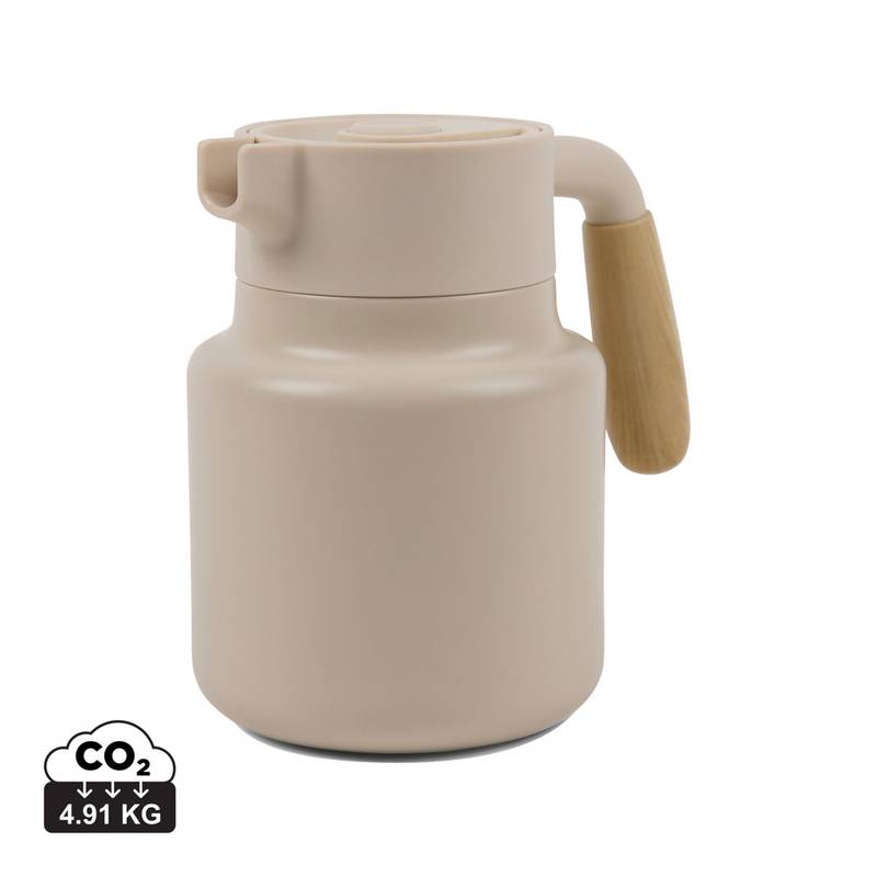 Termo džbán 1200ml VINGA Arbe z RCS, hnedá béžová Termo džbán 1200ml VINGA Arbe z RCS, hnedá béžová