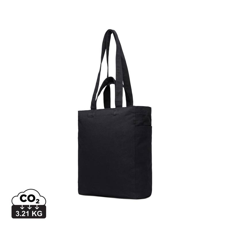 Taška na zips VINGA Hilo z recykl. canvas AWARE™, čierna Taška na zips VINGA Hilo z recykl. canvas AWARE™, čierna