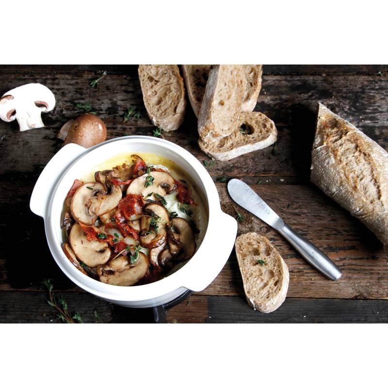 Zapékací miska BOSKA, bílá - černá Zapékací miska BOSKA, bílá - černá