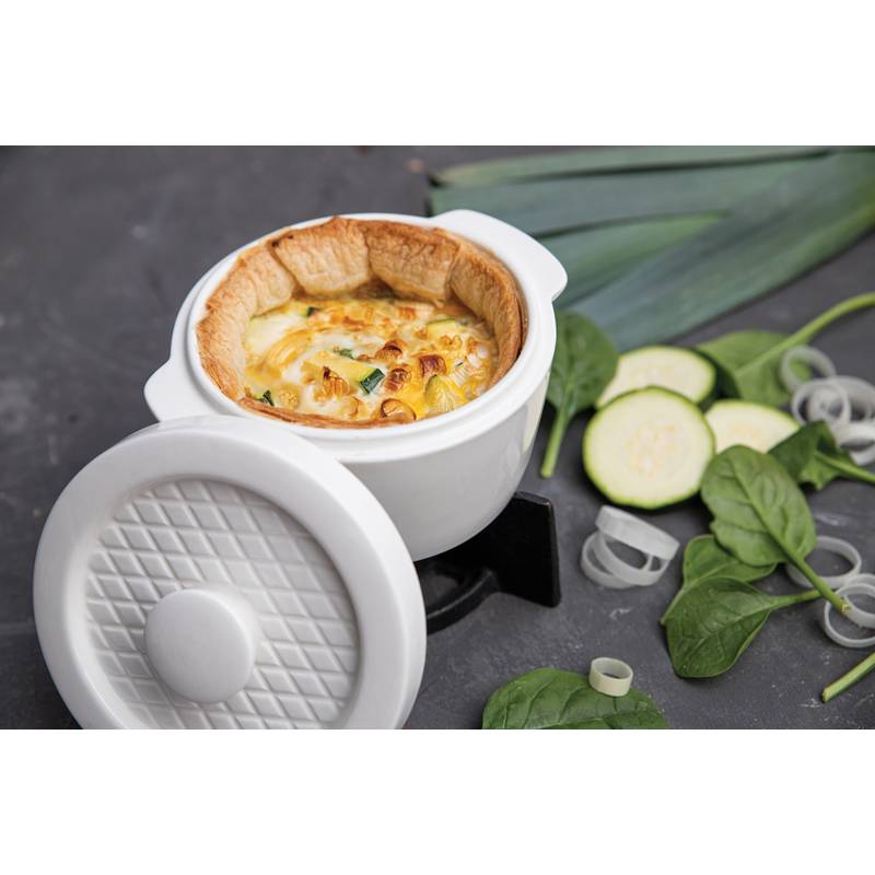 Zapékací miska BOSKA, bílá - černá Zapékací miska BOSKA, bílá - černá