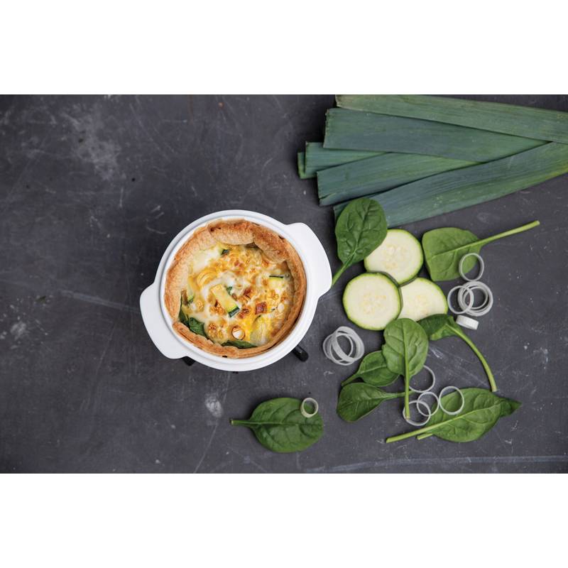 Zapékací miska BOSKA, bílá - černá Zapékací miska BOSKA, bílá - černá