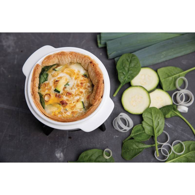 Zapékací miska BOSKA, bílá - černá Zapékací miska BOSKA, bílá - černá