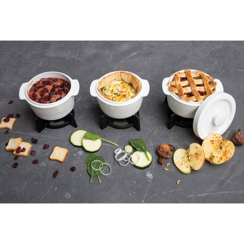 Zapékací miska BOSKA, bílá - černá Zapékací miska BOSKA, bílá - černá