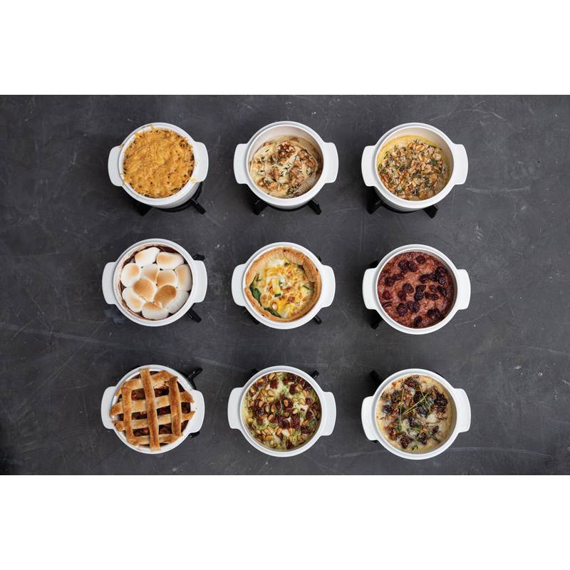 Zapékací miska BOSKA, bílá - černá Zapékací miska BOSKA, bílá - černá