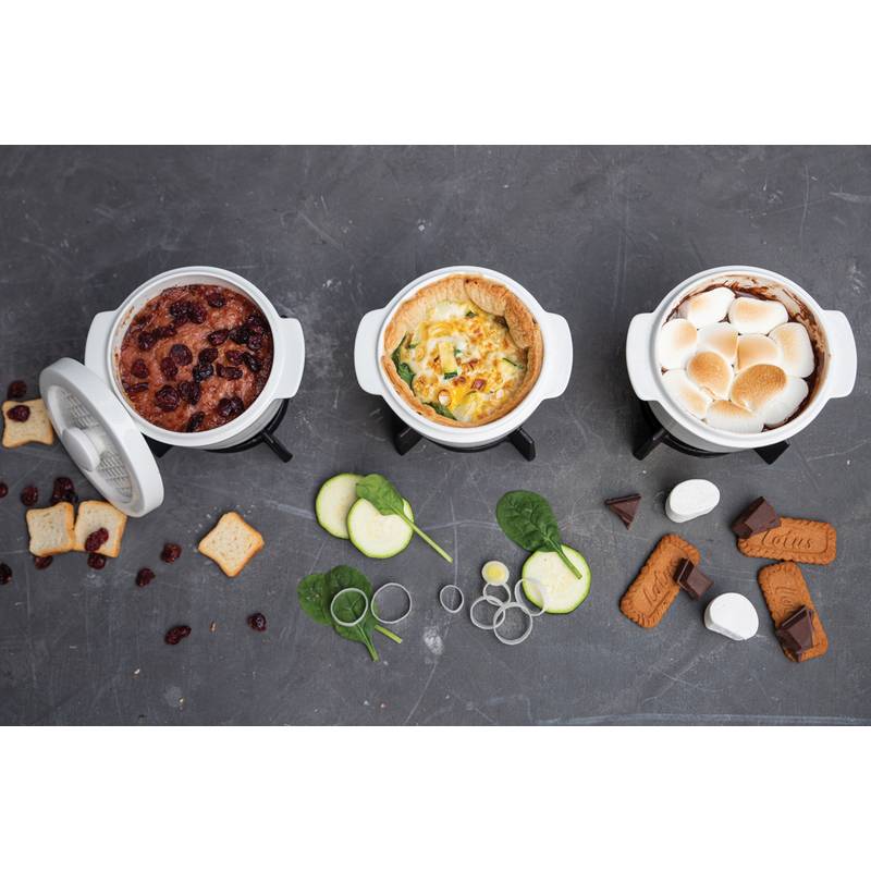 Zapékací miska BOSKA, bílá - černá Zapékací miska BOSKA, bílá - černá