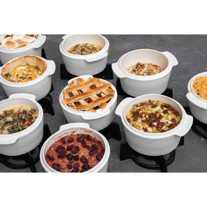 Zapékací miska BOSKA, bílá - černá Zapékací miska BOSKA, bílá - černá