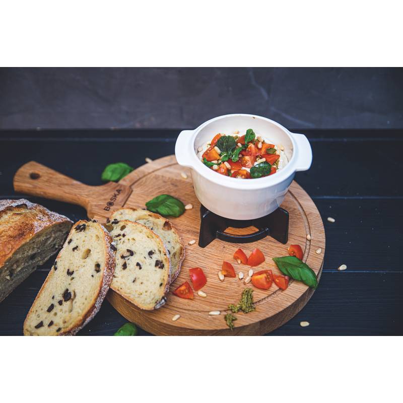 Zapékací miska BOSKA, bílá - černá Zapékací miska BOSKA, bílá - černá