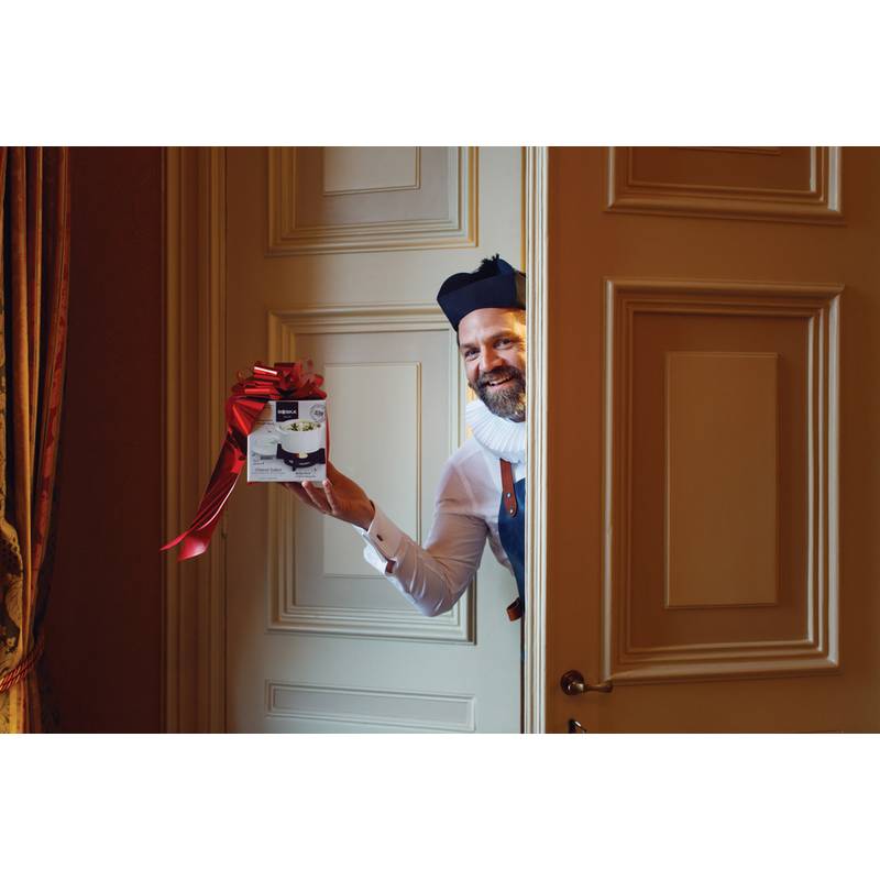 Zapékací miska BOSKA, bílá - černá Zapékací miska BOSKA, bílá - černá