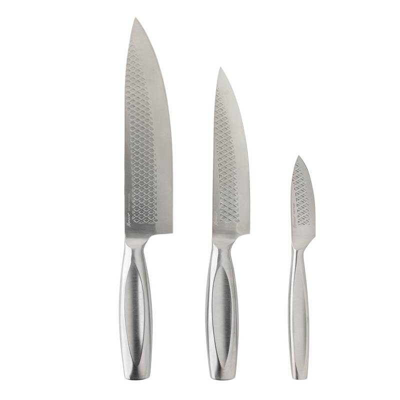 Sada 3 kuchyňských nožů BOSKA Monaco+, šedá steel Sada 3 kuchyňských nožů BOSKA Monaco+, šedá steel