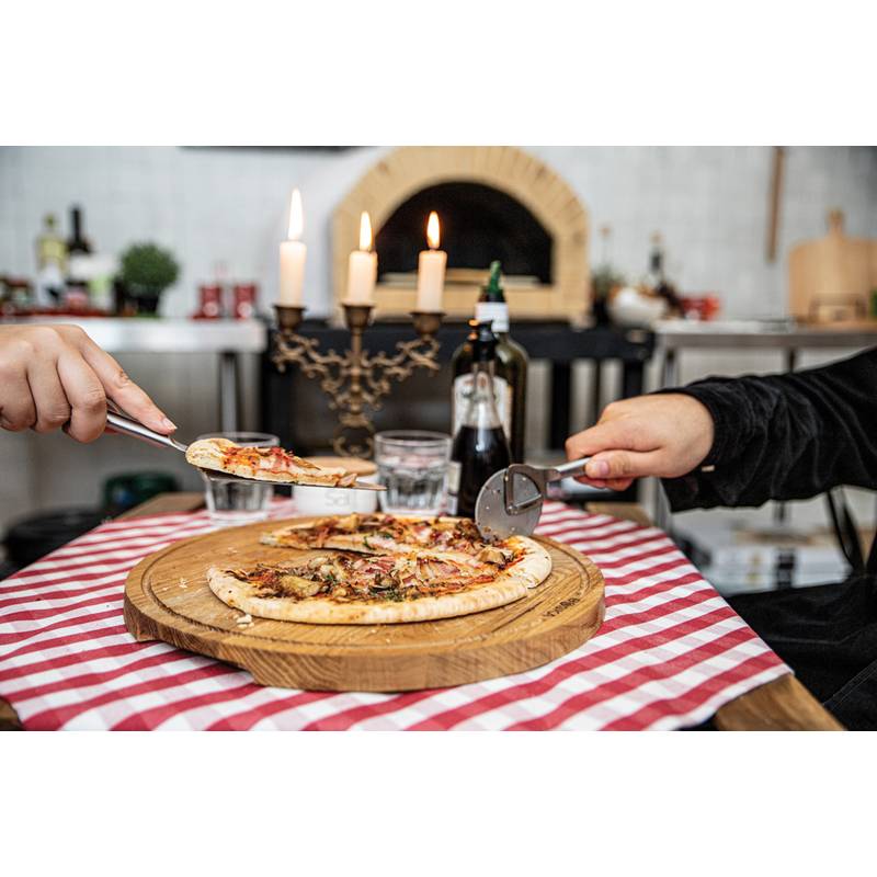 Súprava na pizzu BOSKA Copenhagen, sivá steel Súprava na pizzu BOSKA Copenhagen, sivá steel