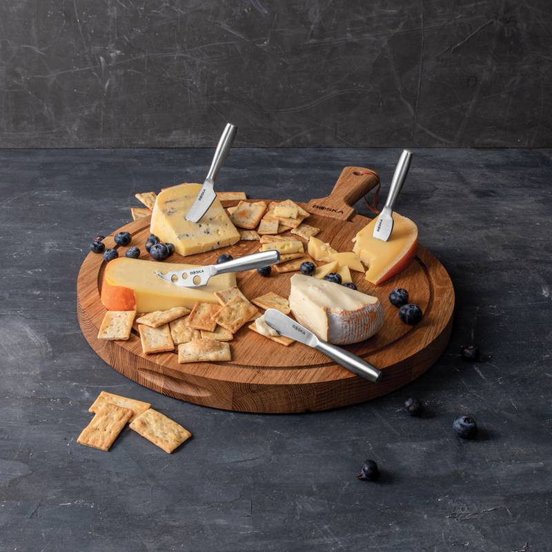 Sada sýrových nožů BOSKA Mini Copenhagen, šedá steel Sada sýrových nožů BOSKA Mini Copenhagen, šedá steel