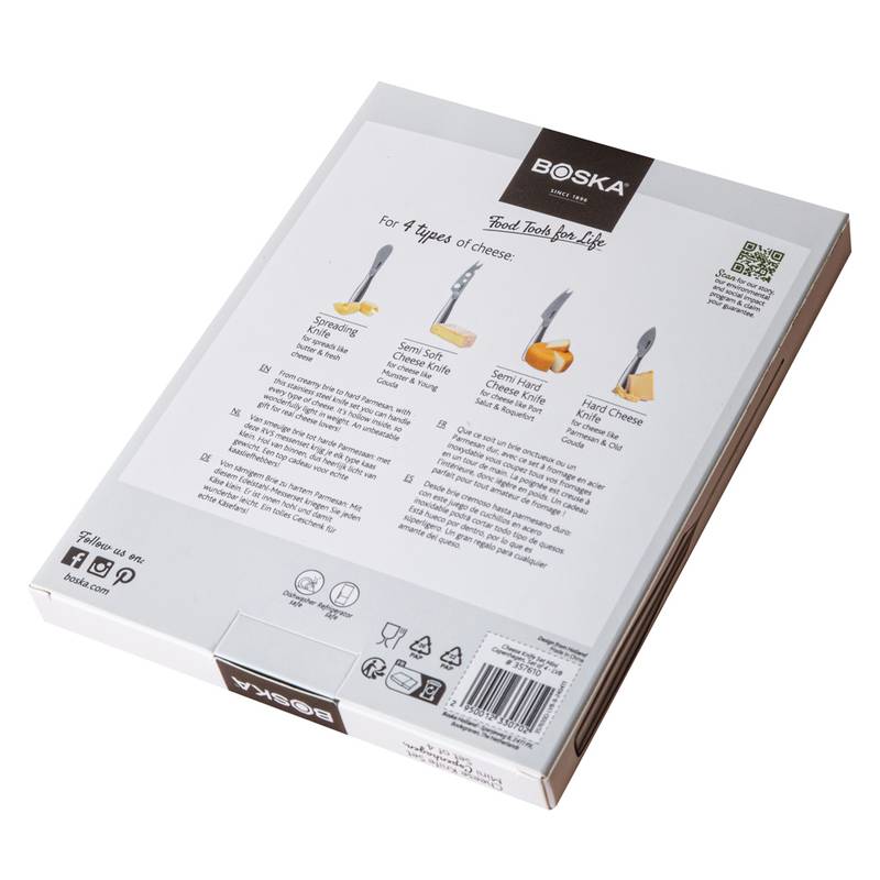 Sada sýrových nožů BOSKA Mini Copenhagen, šedá steel Sada sýrových nožů BOSKA Mini Copenhagen, šedá steel