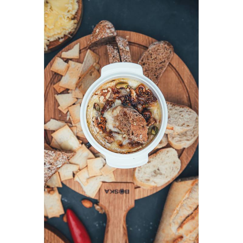 Servírovací prkénko kulaté BOSKA Amigo L, hnědá Servírovací prkénko kulaté BOSKA Amigo L, hnědá