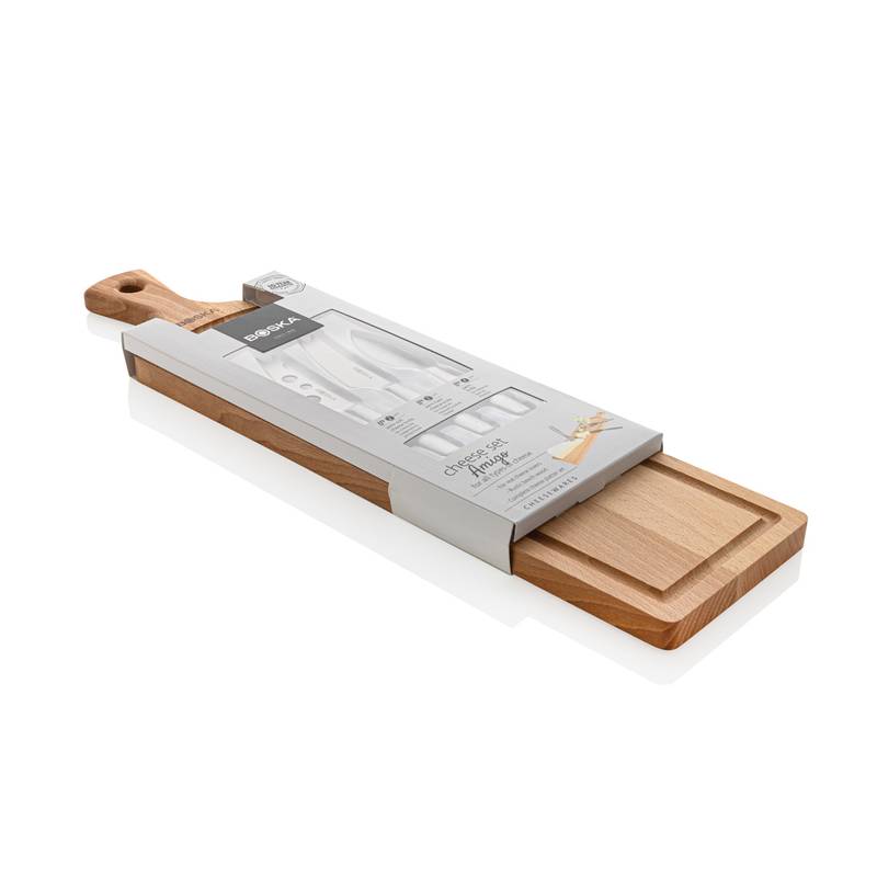 Súprava na syr BOSKA Amigo, hnedá Súprava na syr BOSKA Amigo, hnedá