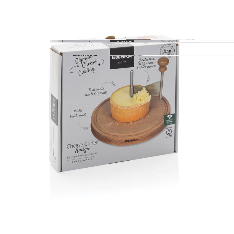 Strúhadlo na syrové ružičky BOSKA Amigo, sivá steel - hnedá Strúhadlo na syrové ružičky BOSKA Amigo, sivá steel - hnedá