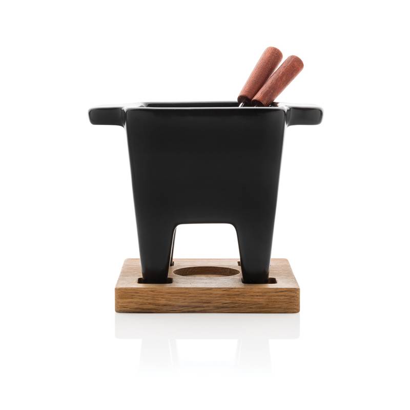 Fondue sada BOSKA Tapas Nero, černá - hnědá Fondue sada BOSKA Tapas Nero, černá - hnědá