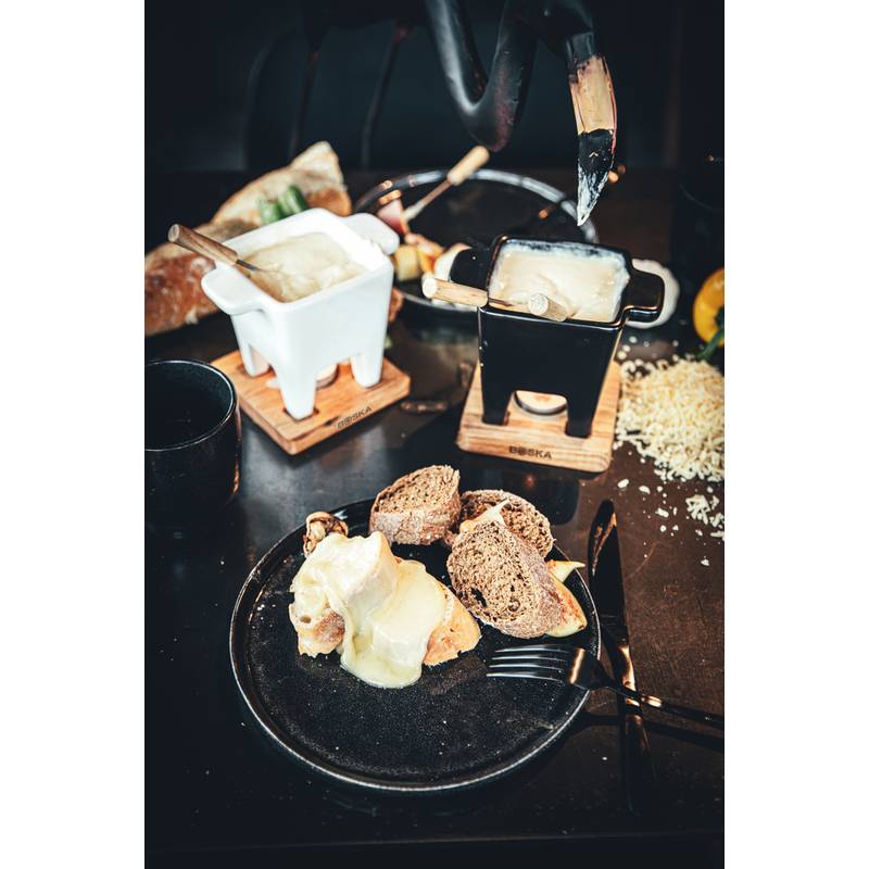 Fondue sada BOSKA Tapas Nero, černá - hnědá Fondue sada BOSKA Tapas Nero, černá - hnědá