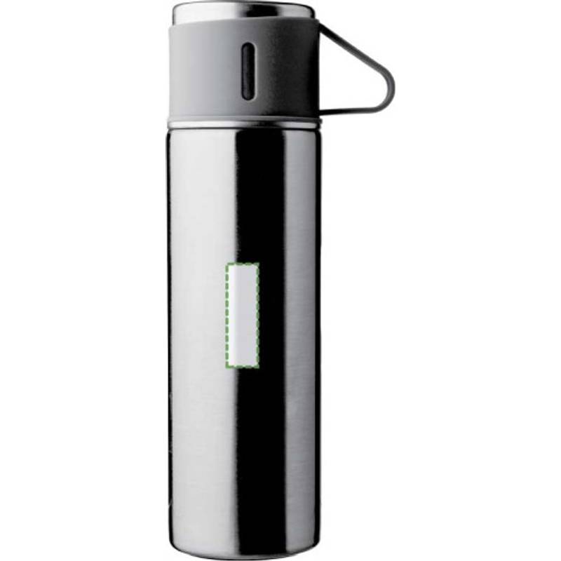 Sada dvouplášťových lahví z nerezové oceli (420 ml) Herbert, černá Sada dvouplášťových lahví z nerezové oceli (420 ml) Herbert, černá