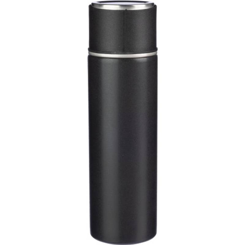 Sada dvouplášťových lahví z nerezové oceli (420 ml) Herbert, černá Sada dvouplášťových lahví z nerezové oceli (420 ml) Herbert, černá