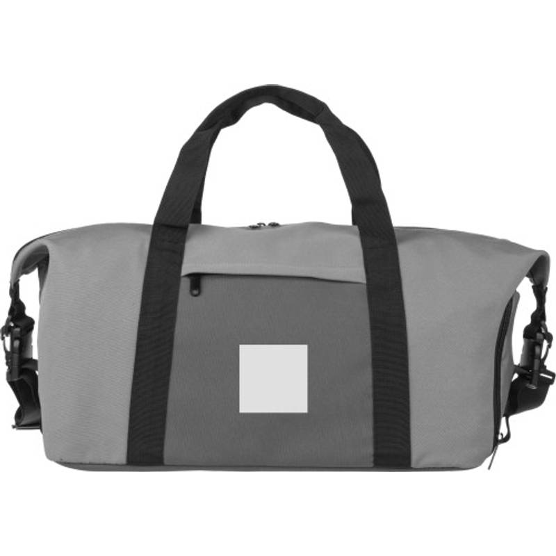 Taška Ines z polyesteru (600D)., hnedá taupe Taška Ines z polyesteru (600D)., hnedá taupe