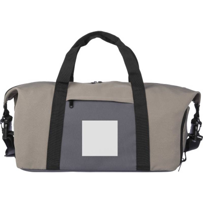 Taška Ines z polyesteru (600D)., hnedá taupe Taška Ines z polyesteru (600D)., hnedá taupe