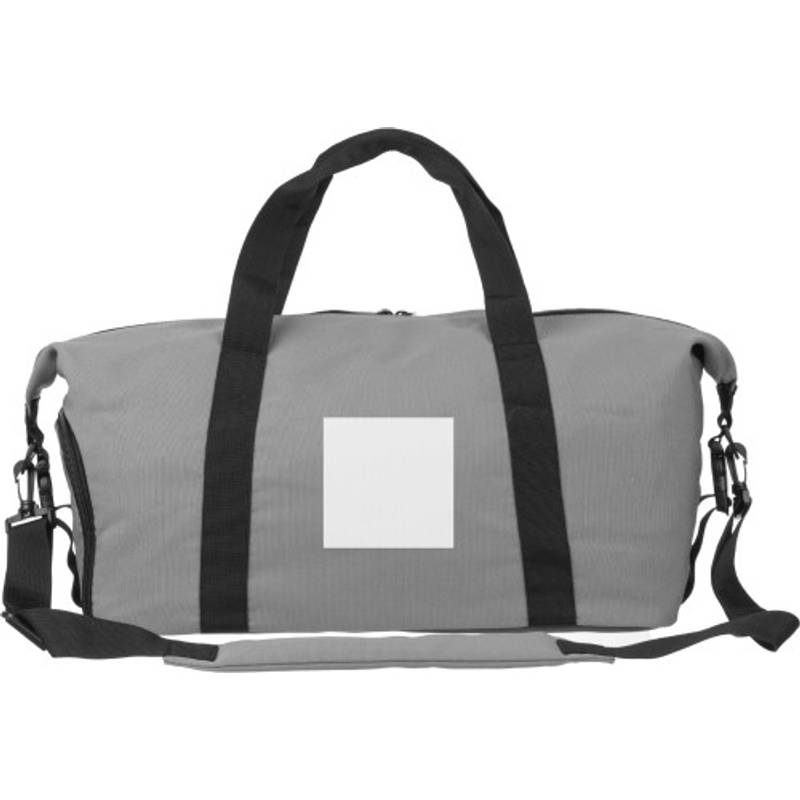 Taška Ines z polyesteru (600D)., hnedá taupe Taška Ines z polyesteru (600D)., hnedá taupe