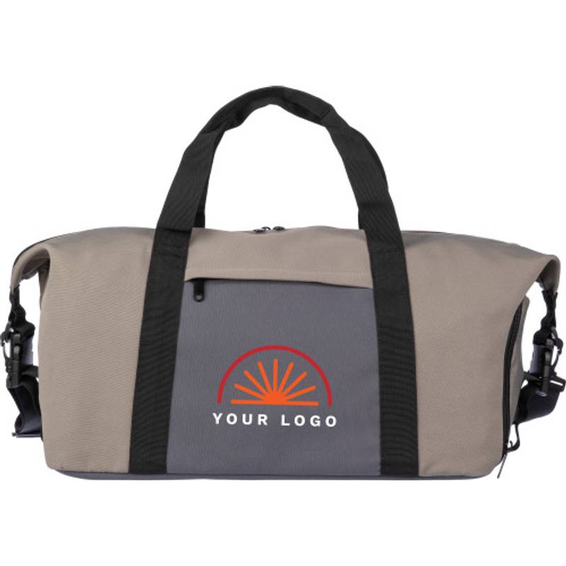 Taška Ines z polyesteru (600D)., hnedá taupe Taška Ines z polyesteru (600D)., hnedá taupe