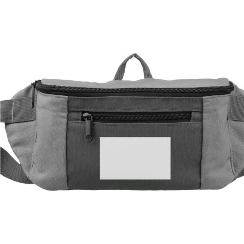 Polyesterová (600D) taška cez pás Fabienne, hnedá taupe Polyesterová (600D) taška cez pás Fabienne, hnedá taupe