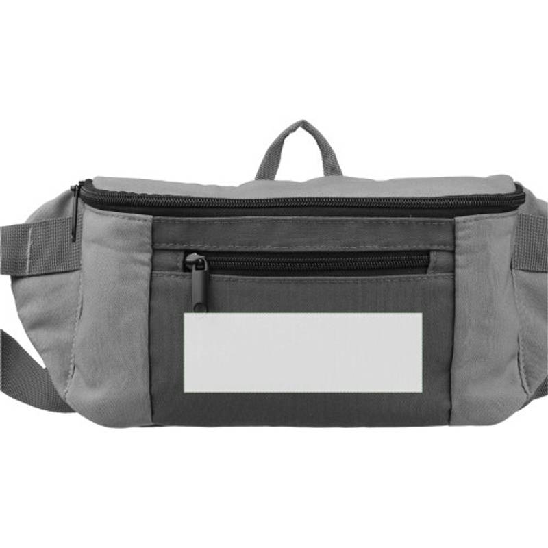 Polyesterová (600D) taška cez pás Fabienne, hnedá taupe Polyesterová (600D) taška cez pás Fabienne, hnedá taupe