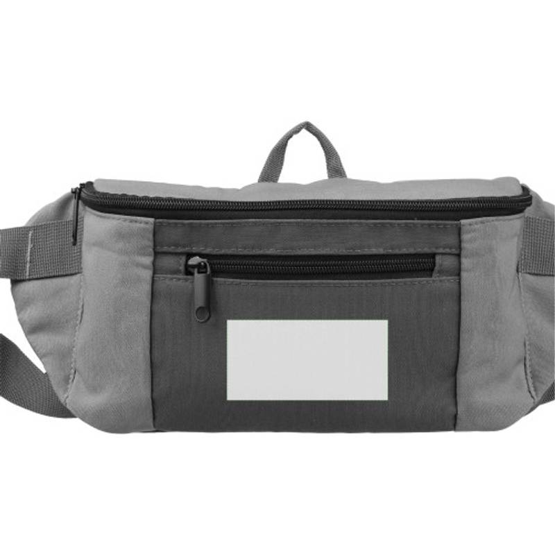 Polyesterová (600D) taška cez pás Fabienne, hnedá taupe Polyesterová (600D) taška cez pás Fabienne, hnedá taupe